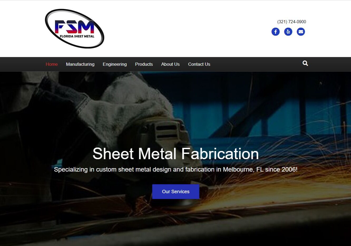 Florida Sheet Metal Website